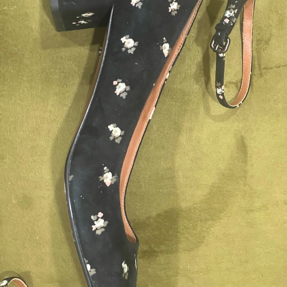 COACH suede floral Mary Jane shoes - Picture 12 of 15